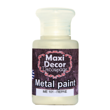 Ακρυλικό Μεταλλικό Χρώμα 60ml Maxi Decor Περλέ  ΜE101_ME101060